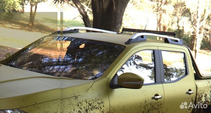 Рейлинги для mitsubishi L200 2015- серебристые