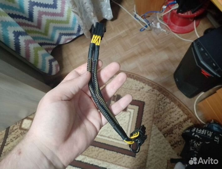 Переходник для видеокарты с 6 на 8 pin