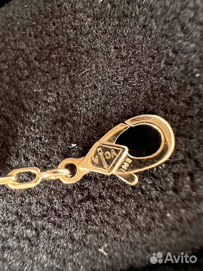 Браслет Van cleef arpels золотой оникс