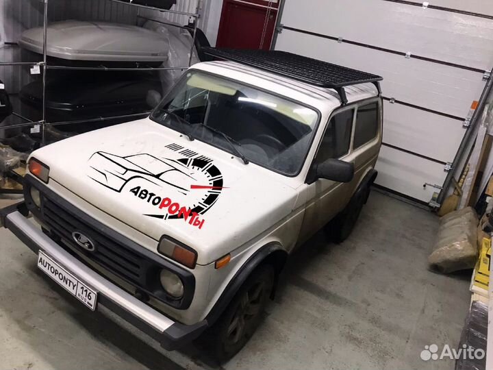 Багажник Нива 2121 4х4 корзина без бортов