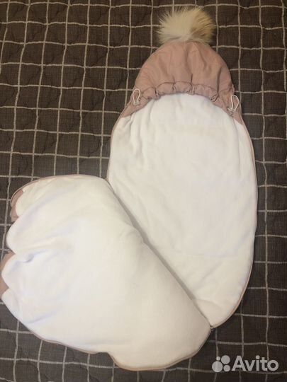 Зимний конверт для девочки