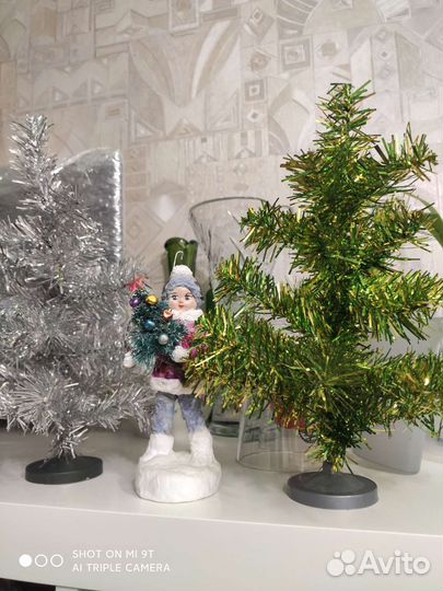 Ретро Ёлочки серебристые СССР