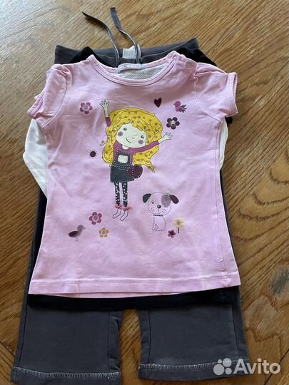 Вещи пакетом на девочку 92 98