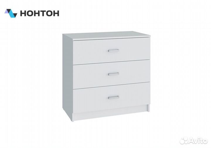 Комод Лофт 800 белый