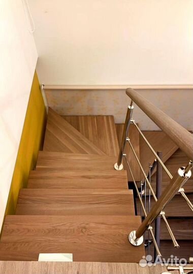 Перила деревянные с установкой