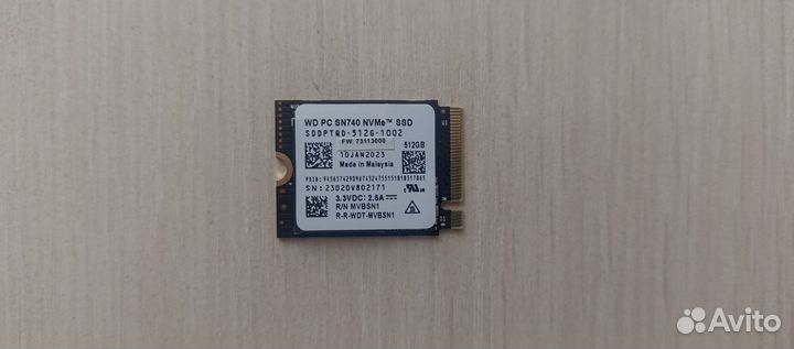 SSD m2 2230 WD SN740