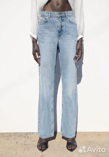 Zara новые джинсы regular fit