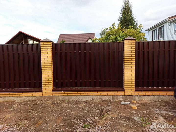 Забор для дачи, коттеджа, участка