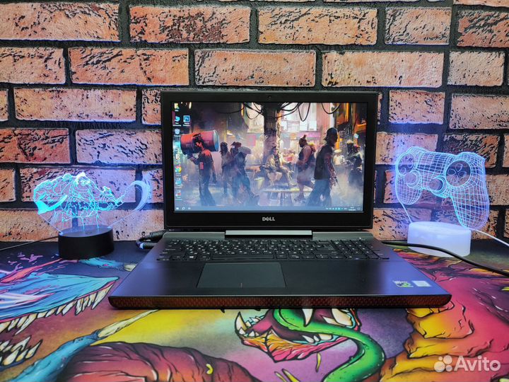 Игровой ноутбук Dell i5 GTX1050 16GB озу SSD