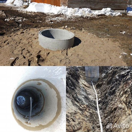 Копа септиков. Под ключ. Копка колодца