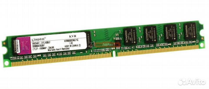 Оперативная память Kingston 2х1Gb