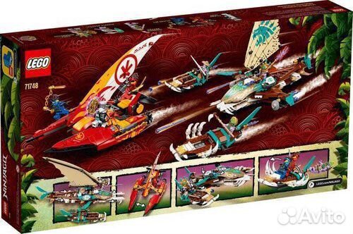 Lego ninjago 71748 Морская битва на катамаране