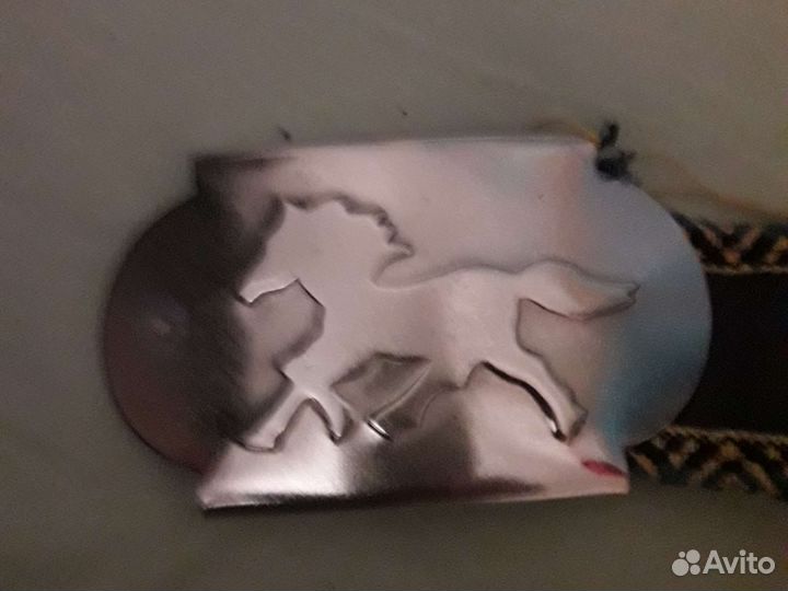 Детский ковбойский ремень с кобурой из ГДР из 70ых