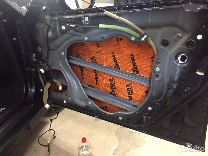 Шумоизоляция 4-х дверей