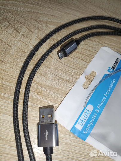 Кабель micro USB 2 м новый