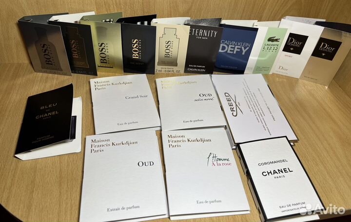 Мужские и женские пробники сэмплы парфюм