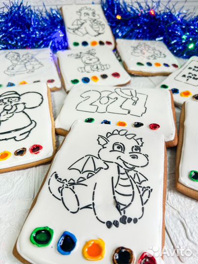 Пряник раскраска