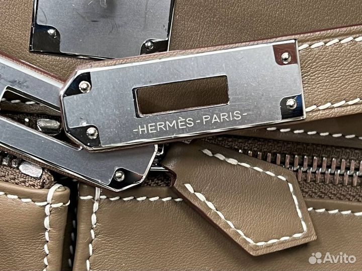 Сумка Hermes Kelly 28 Lakis Etoupe