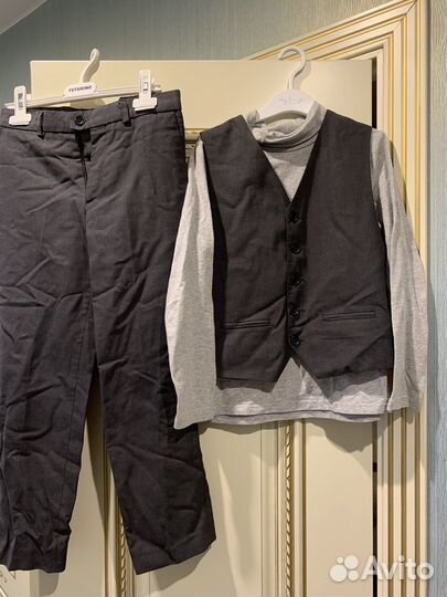 Школьная форма серая