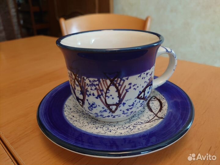 Чайный набор Оксфорд 6 пар бразильский фарфор