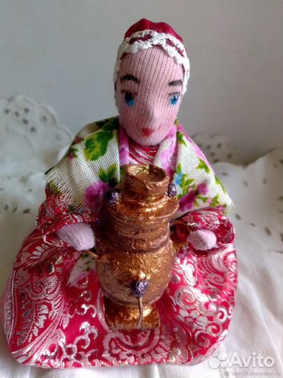 Куклы купец и купчиха по мотивам артельных народны