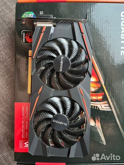 Видеокарта gigabyte AMD Radeon RX 580 gaming