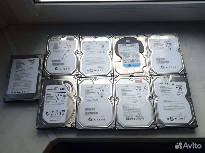 Жесткие диски 250 gb - 4 tb