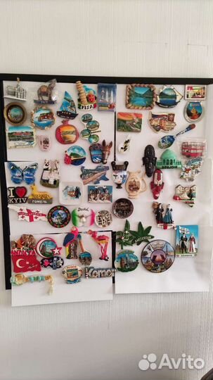 Магнитики на холодильник коллекция