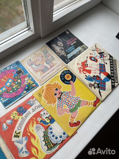 Виниловые пластинки сказки детские