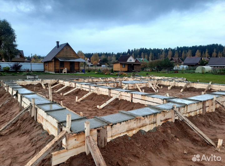 Строительство фундамента