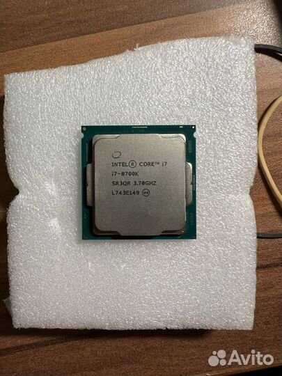 Cpu intel core i7 8700k