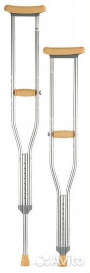 Костыли алюминиевые новые с регулировкой по высоте