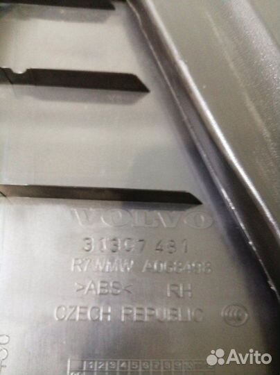 Накладка на стойку внутренняя правая Volvo S60