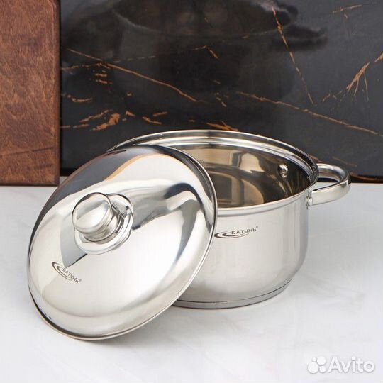 Кастрюля «Гретта», 3,4 л, d20 см, капсульное дно