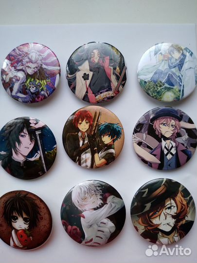 Значки аниме