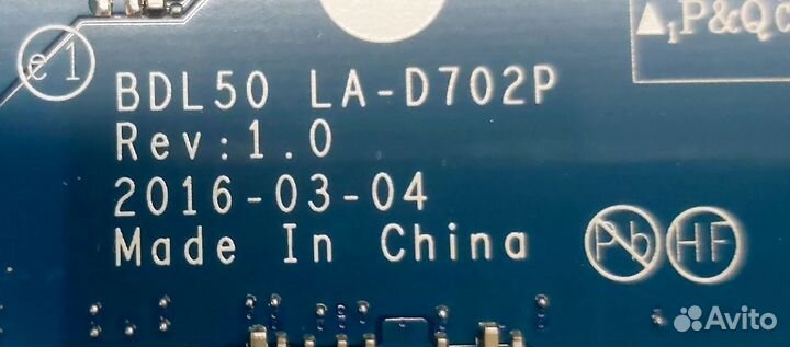 Материнская плата LA-D702P