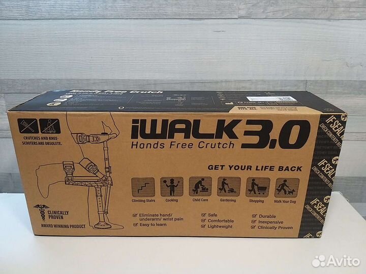 Костыль под колено iwalk (ай волк), новый