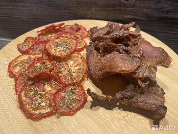 Мясные чипсы, чипсы из овощей