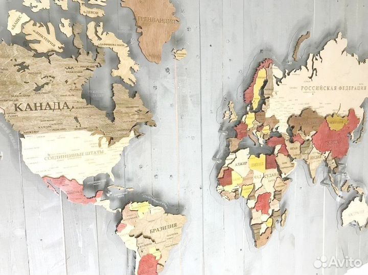 Карта России с подсветкой