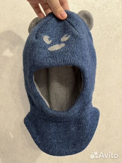 Зимная шапка шлем nikastyle