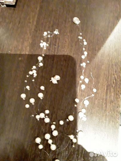 Колье и серьги свадебные