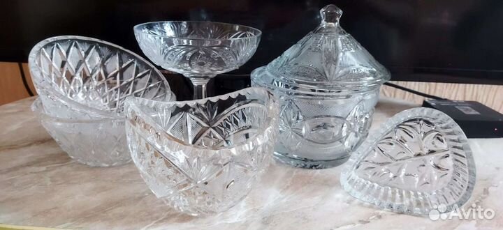 Хрусталь. Пакетом. Цена за все