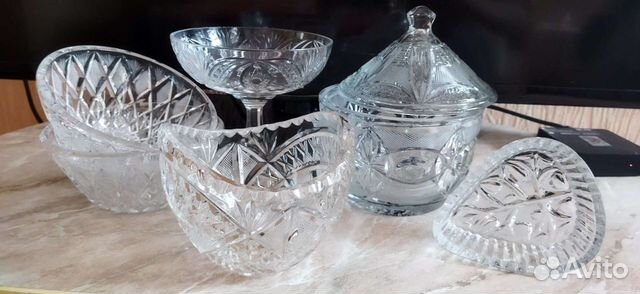 Хрусталь. Пакетом. Цена за все