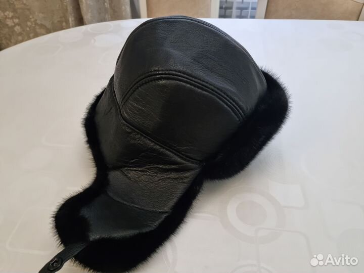 Норковая шапка мужская