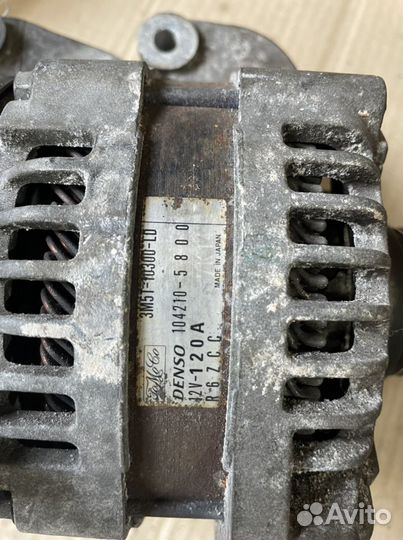 Генератор ford focus 2 1.8/2.0 бензин