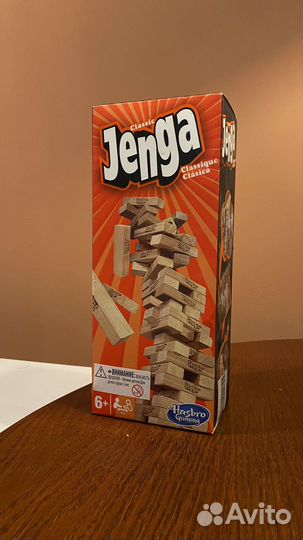 Настольная игра дженга дерево почти новая