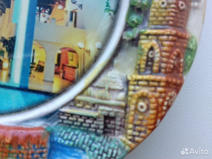 Декоративная тарелка сувенирная с подставкой 10-15