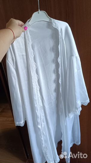 Халат женский шелковый