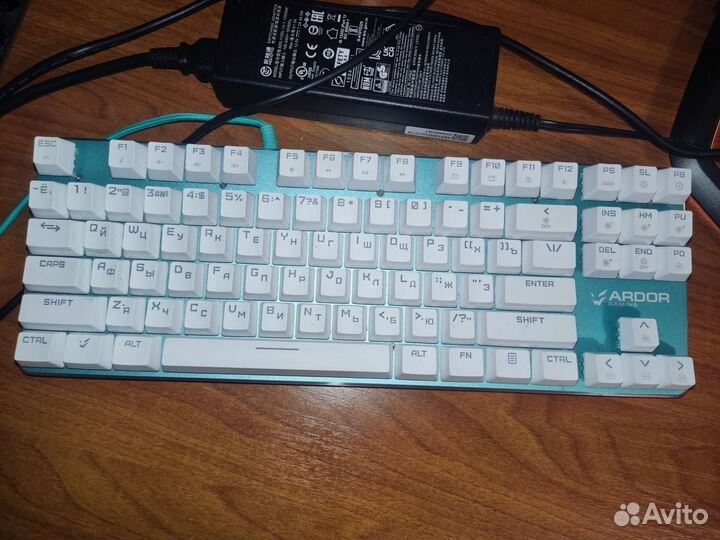 Клавиатура ardor gaming Blade PRO, USB, голубая