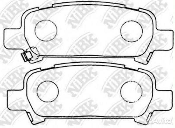 Колодки NiBK PN7415 - nibk